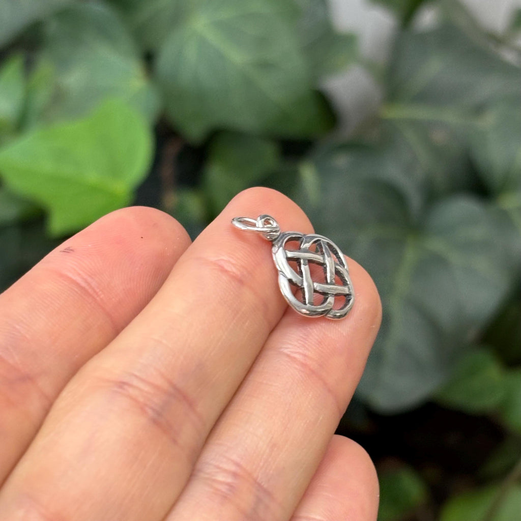 Sterling Silver Celtic Knot Charm Pendant
