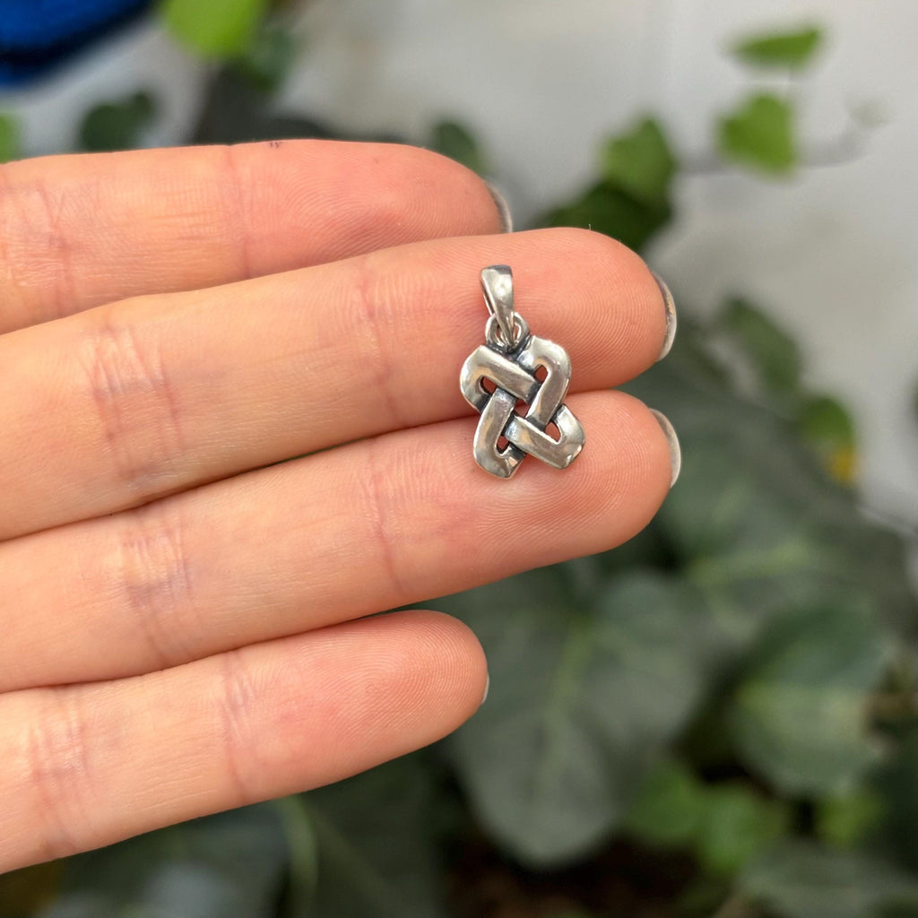 Sterling Silver Celtic Knot Charm Pendant