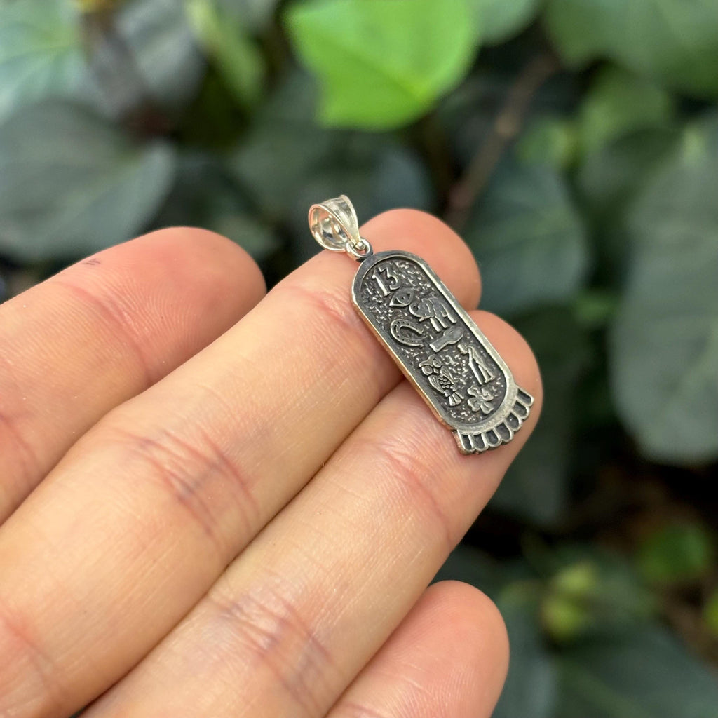 Sterling Silver Antiqued Good Luck Amulets Charm Pendant