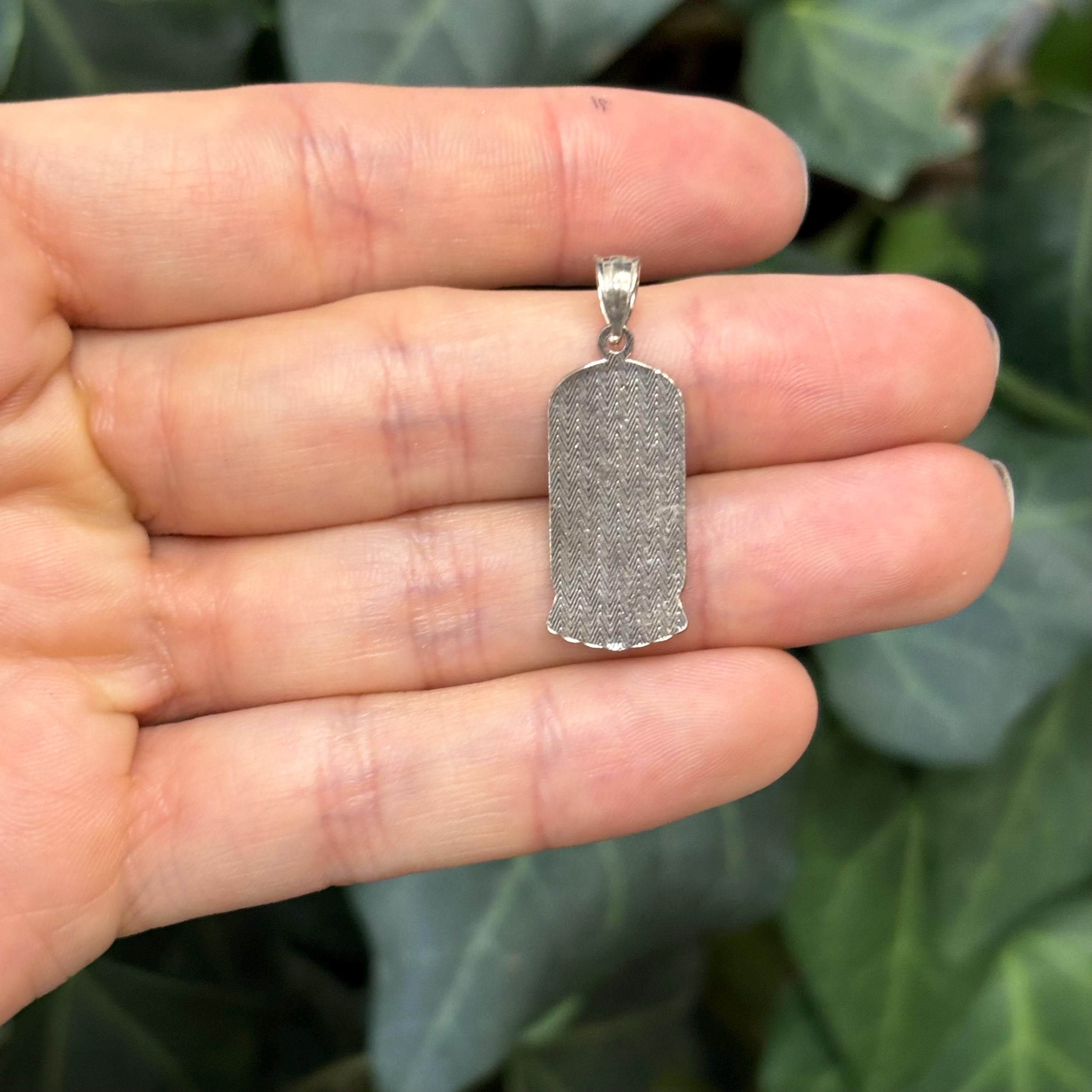 Sterling Silver Antiqued Good Luck Amulets Charm Pendant
