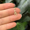 10k Gold Treble Clef Mini Charm Pendant