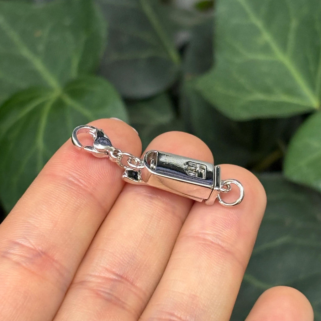 Silver Plated Stainless Steel Magnetic Clasp Converter
