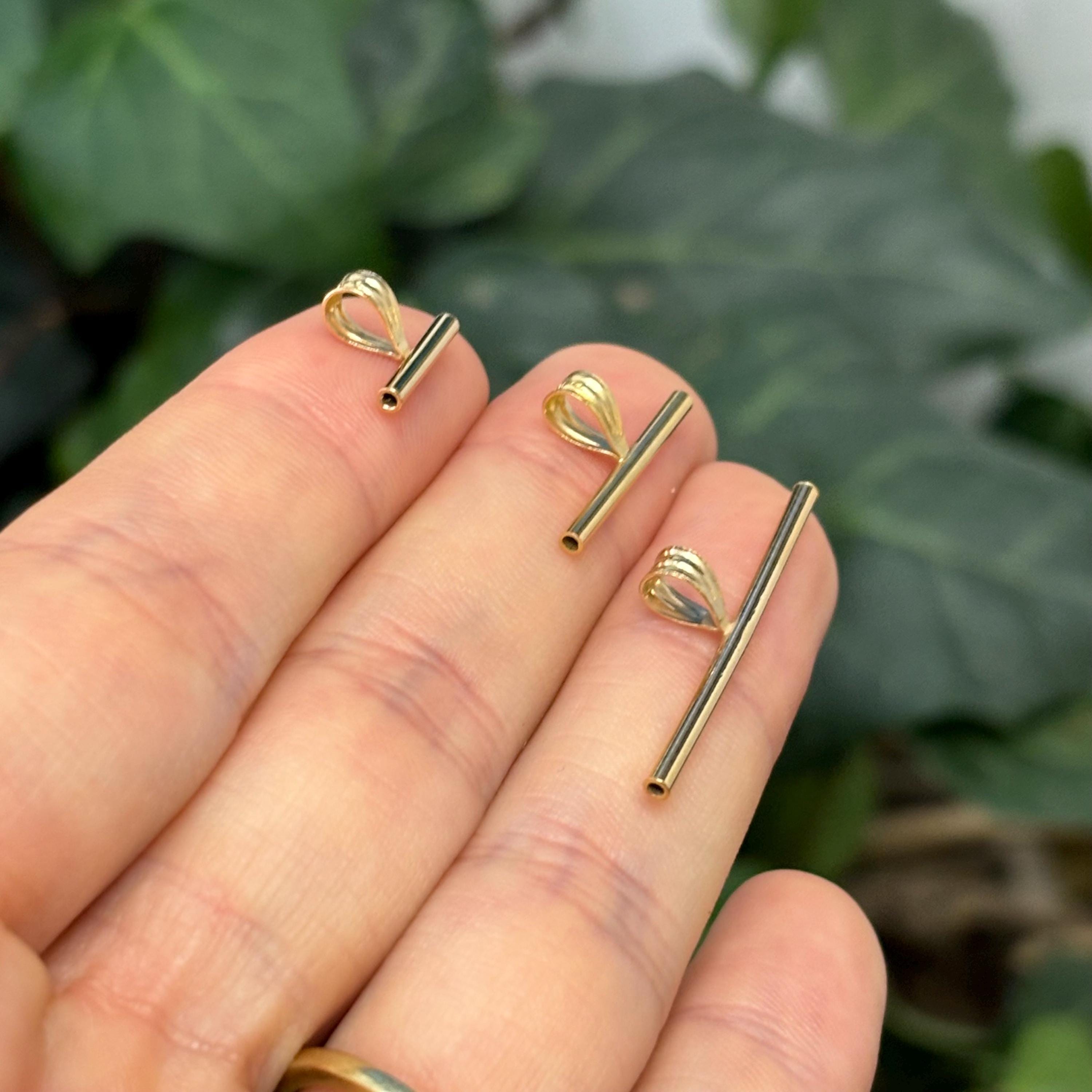 14k Yellow Gold-Filled Pin Brooch Converter