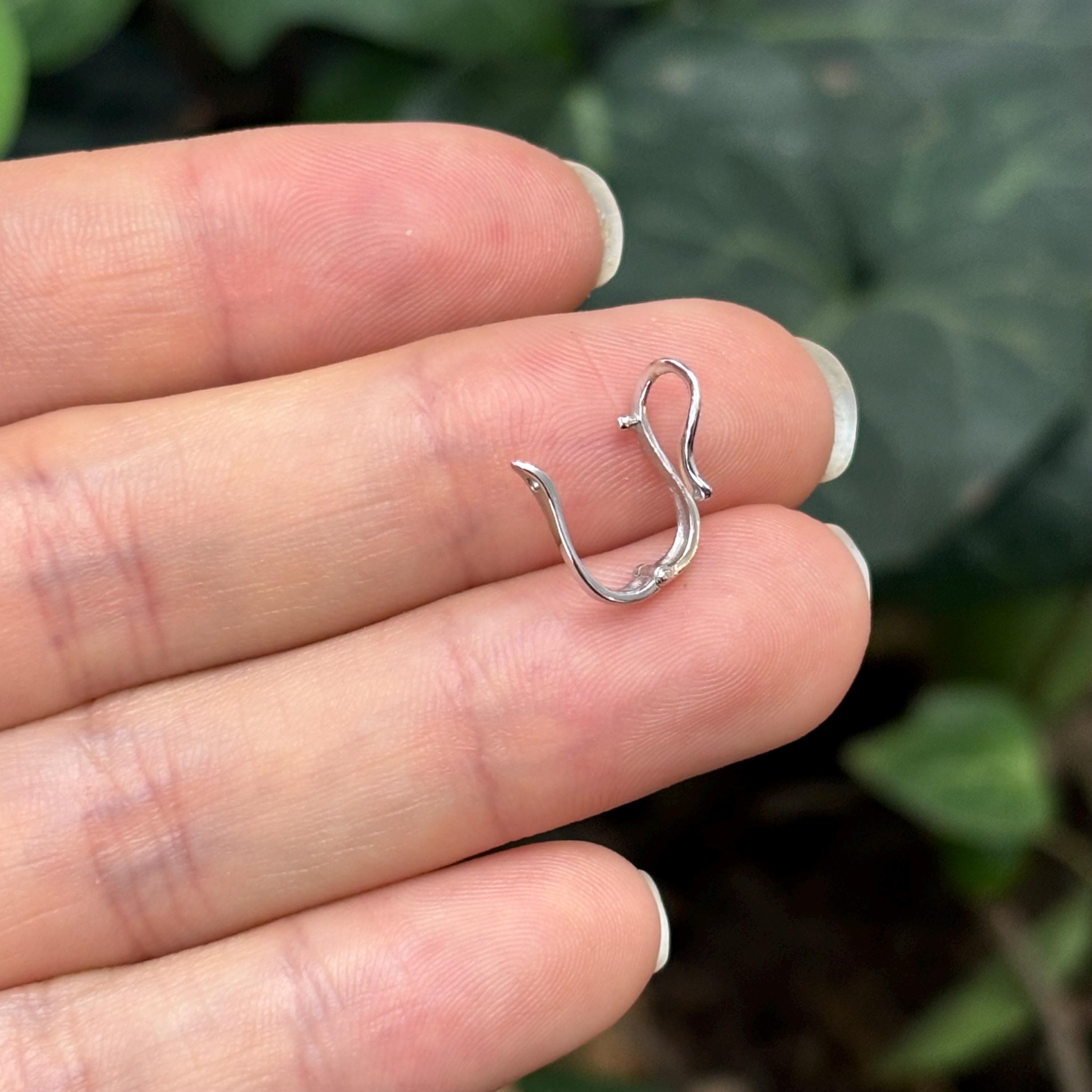 14k White Gold Pearl Enhancer Pendant Hanger