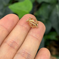 14k Yellow Gold Pearl Enhancer Pendant Setting Cage