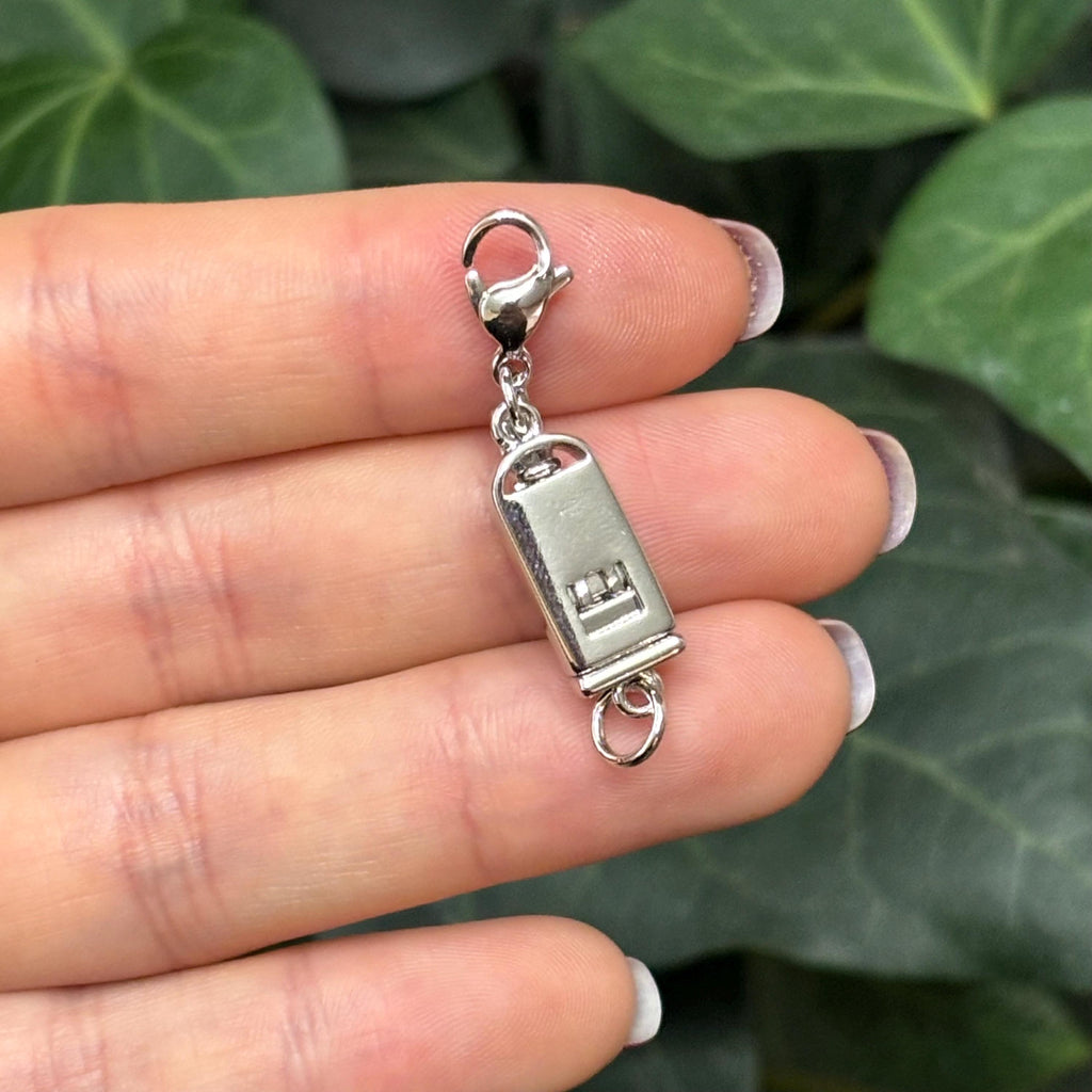 Silver Plated Stainless Steel Magnetic Clasp Converter