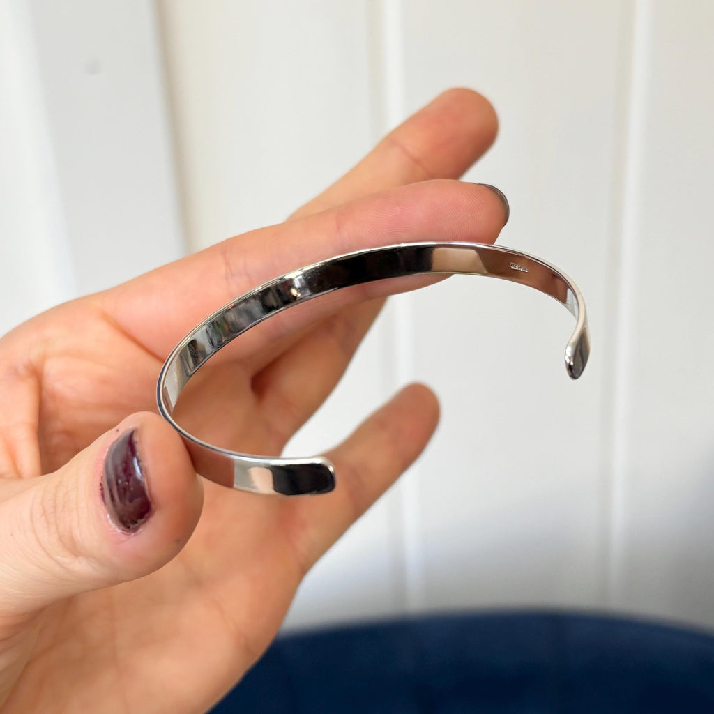 Sterling Silver “BELIEVE” Cuff Bracelet