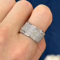 Sterling Silver and Cubic Zirconia (CZ) Brilliant Embers Ring