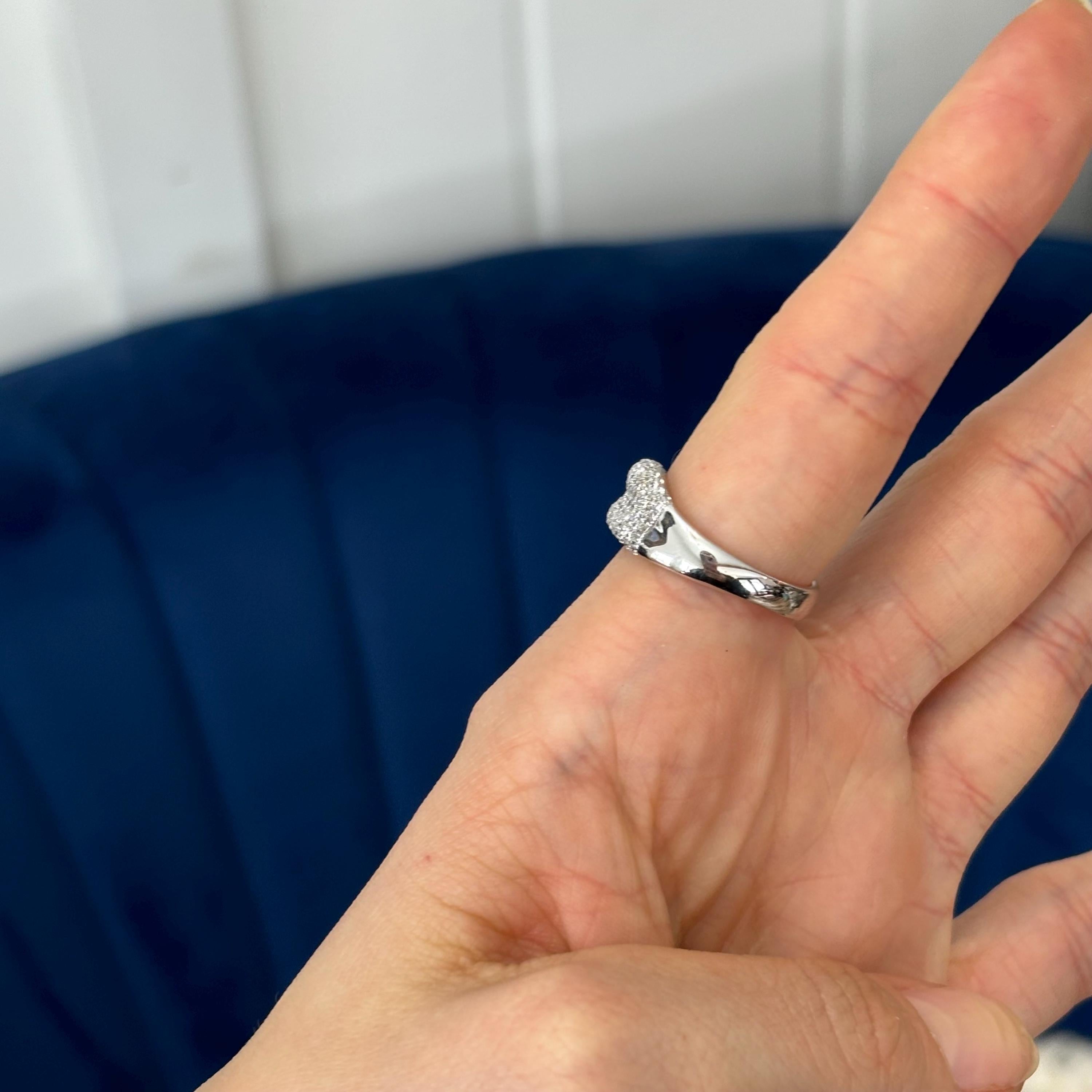 Sterling Silver and Cubic Zirconia Brilliant Embers Ring