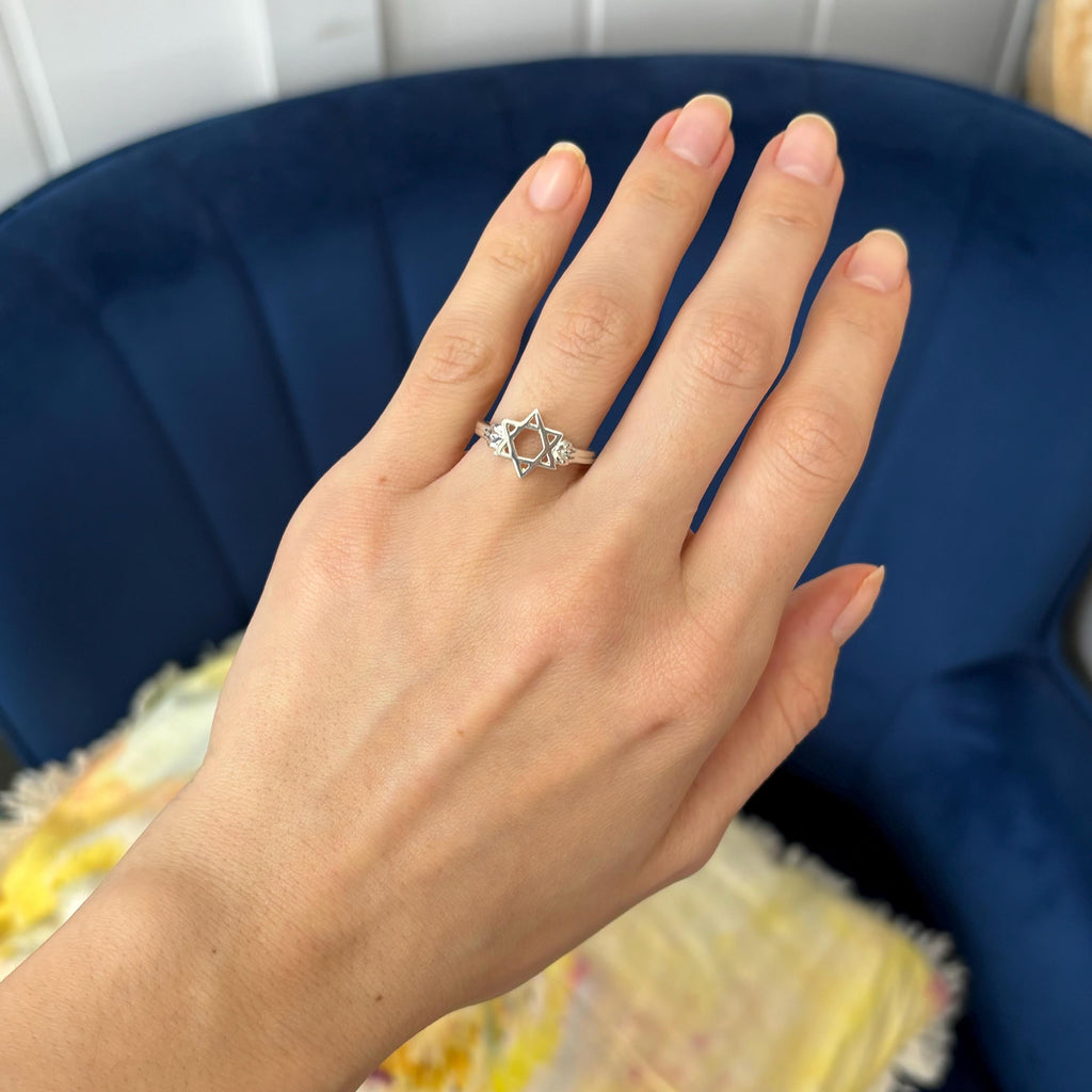 Sterling Silver Star of David Ring