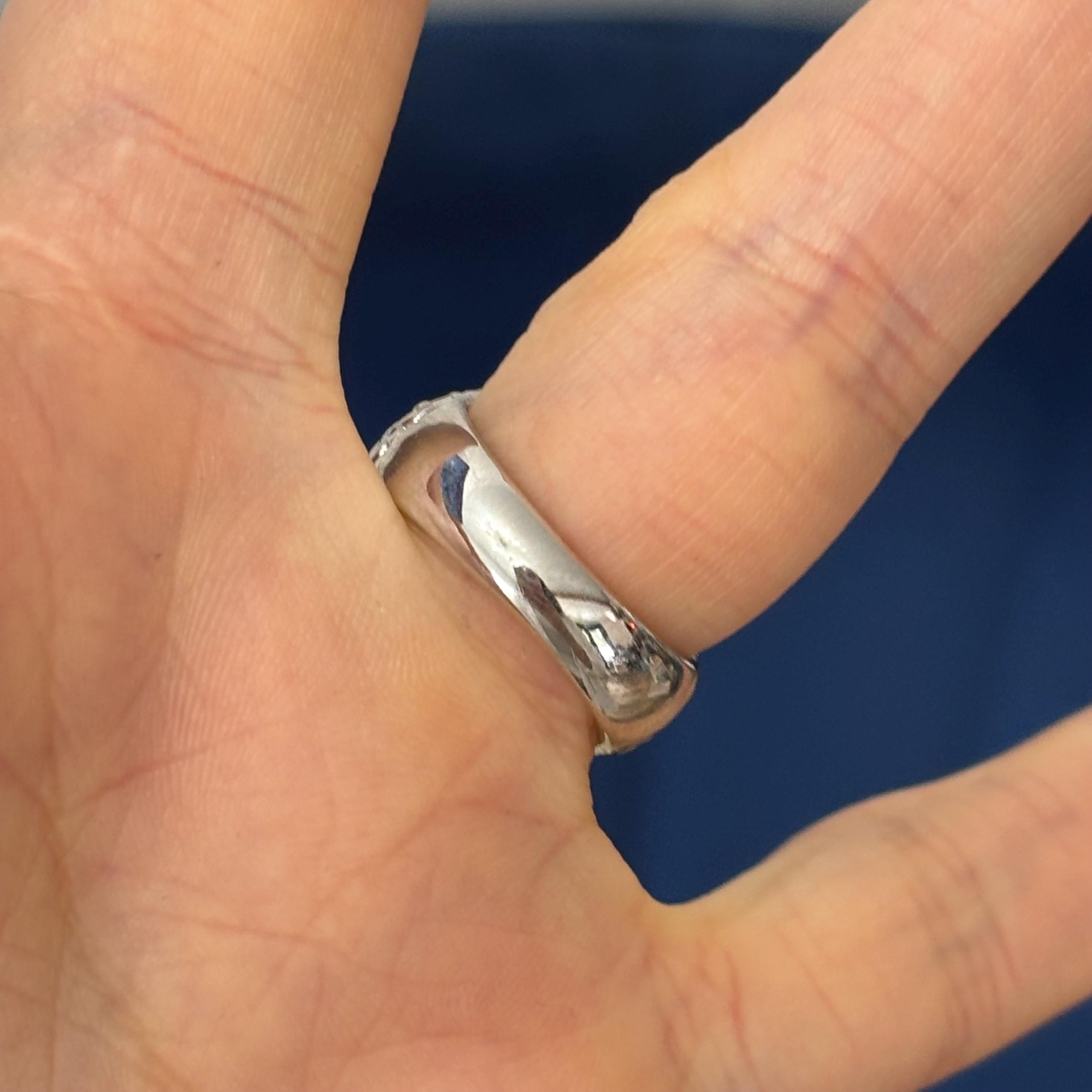 Sterling Silver Polished Filigree Ring