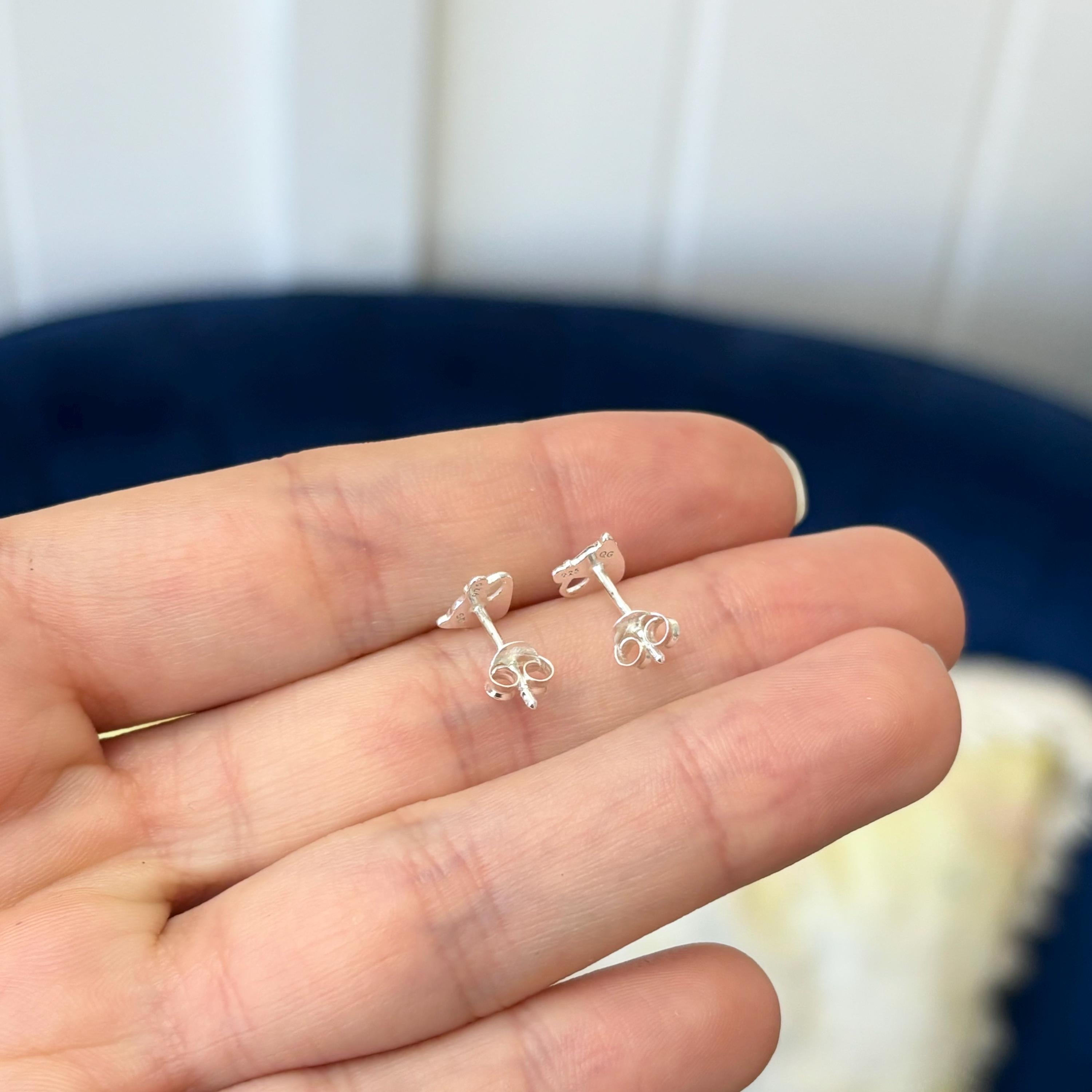 Sterling Silver Horse and Bridle Post Earrings
