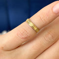 10k Gold Hearts Open Band Toe Ring