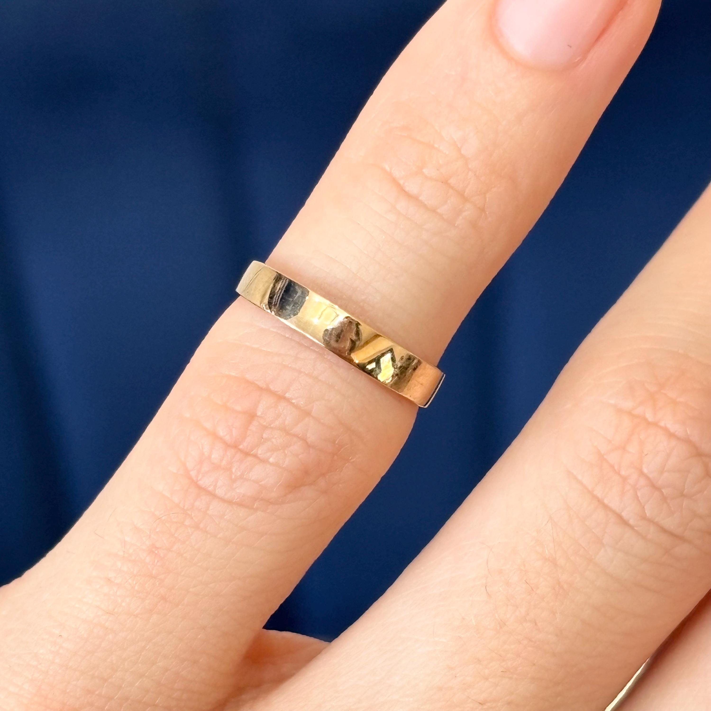 14k Gold  Adjustable Smooth Polished Band Toe Ring