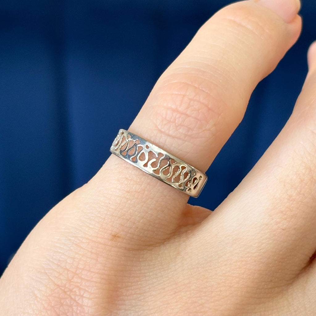 Sterling Silver Modern Open-design Toe Ring
