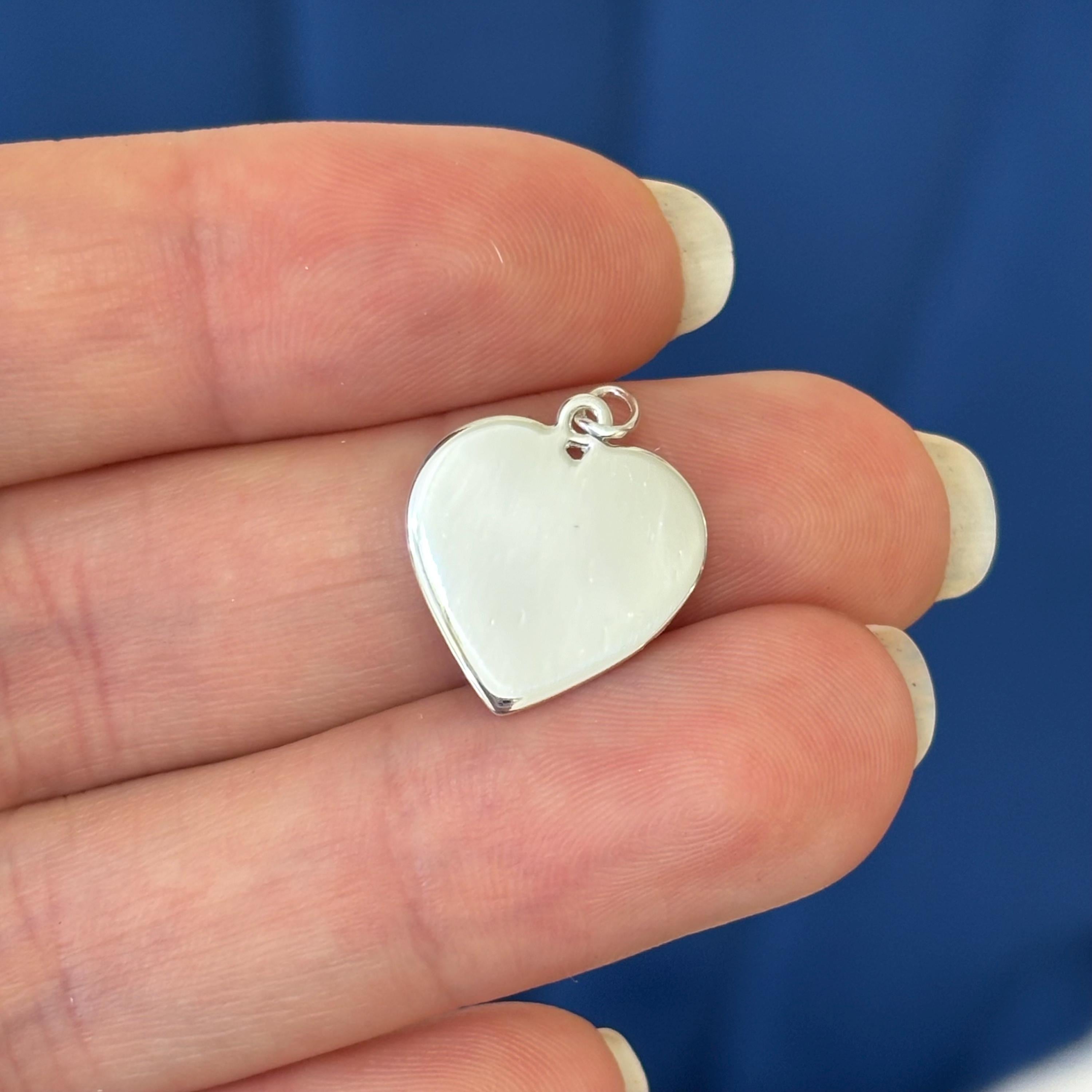 Sterling Silver Small Heart Charm