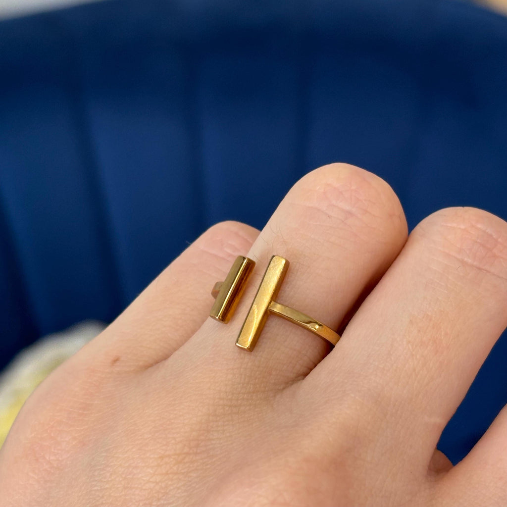 Bronze Parallel Bar Adjustable Asymmetric Ring