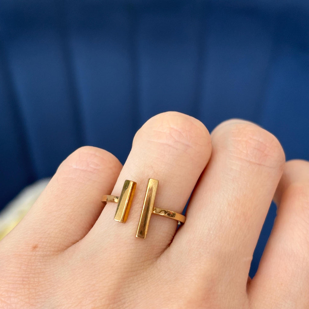 Bronze Parallel Bar Adjustable Asymmetric Ring