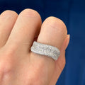 Sterling Silver and Cubic Zirconia Brilliant Embers Ring