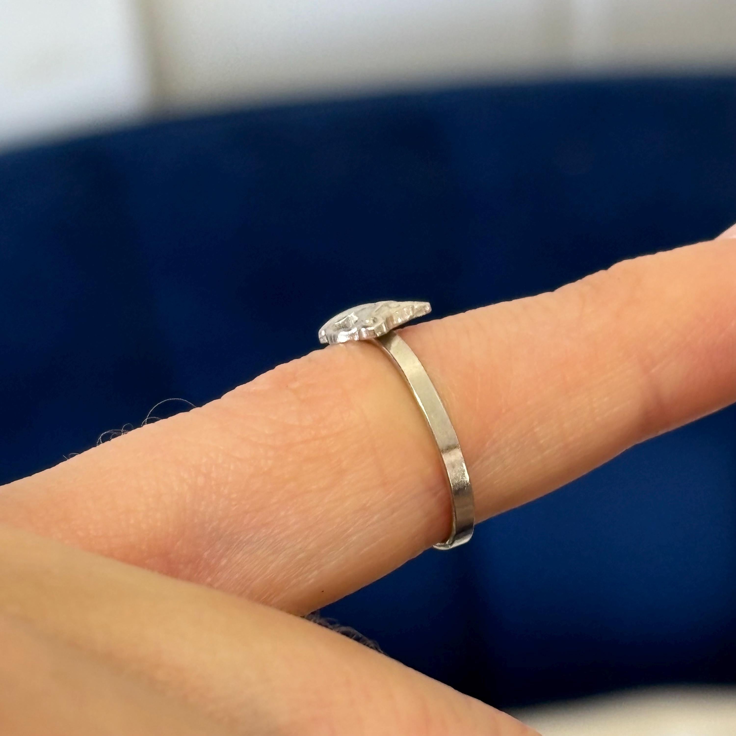 Sterling Silver Horse Head and Bridle Child’s Ring