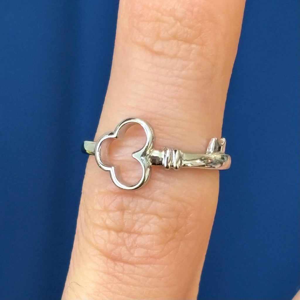 Sterling Silver Key Toe Ring
