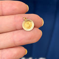 14k Gold St Elizabeth Seton Medal Charm