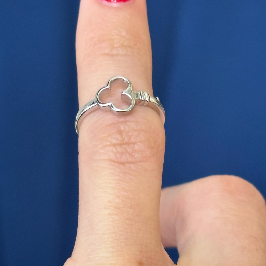 Sterling Silver Key Toe Ring