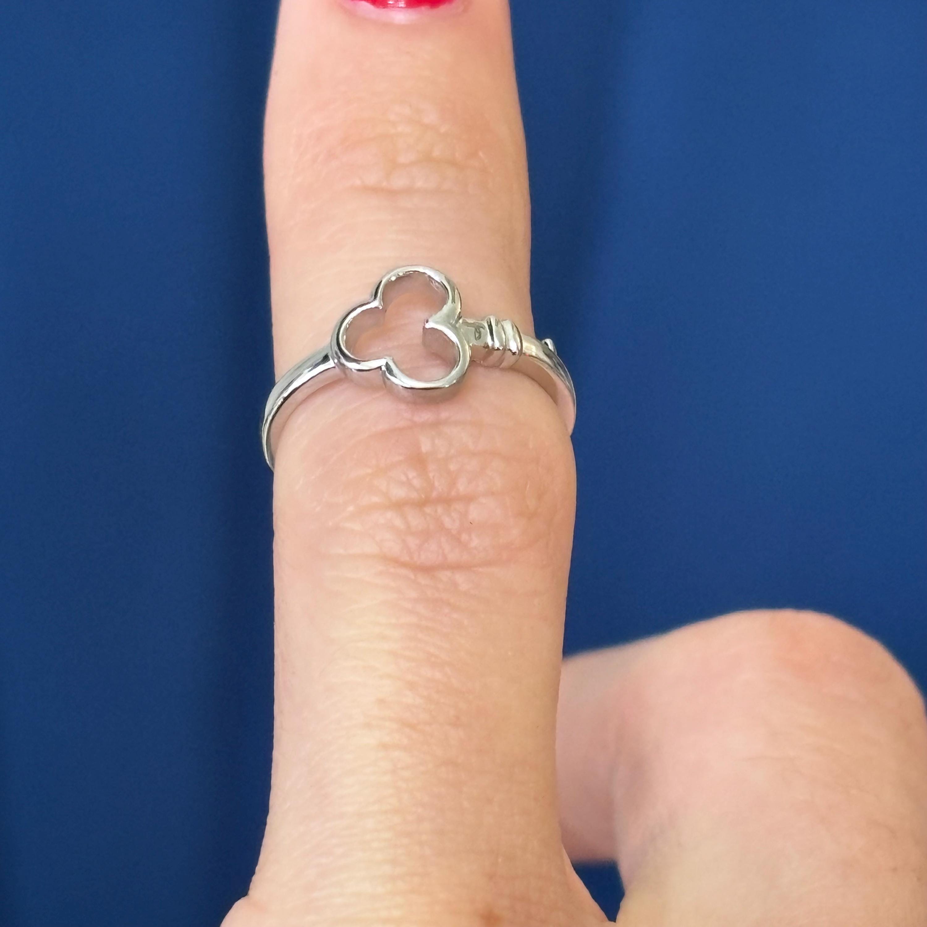 Sterling Silver Key Toe Ring