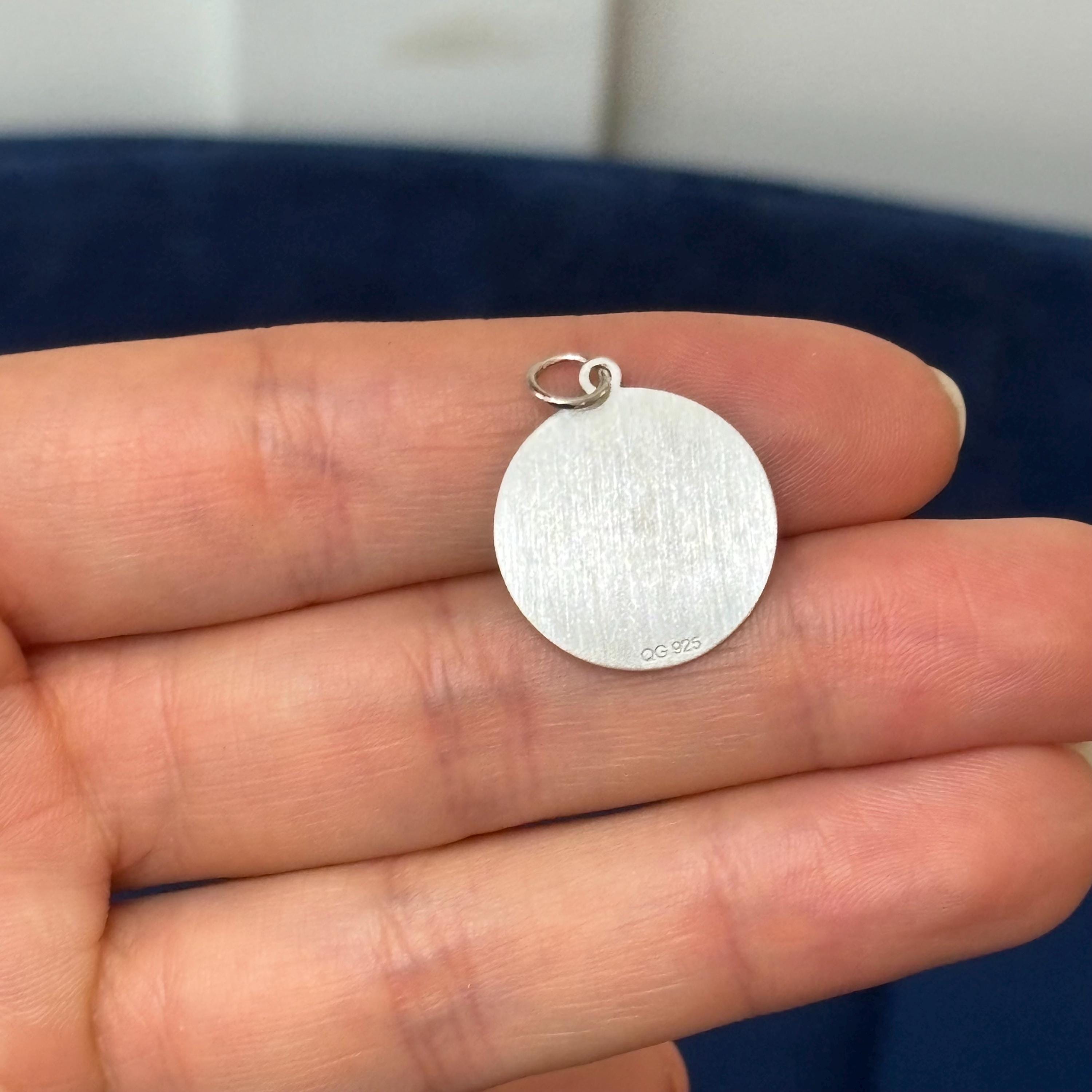 Sterling Silver Chihuahua Shiny and Matte Detailed Charm Pendant