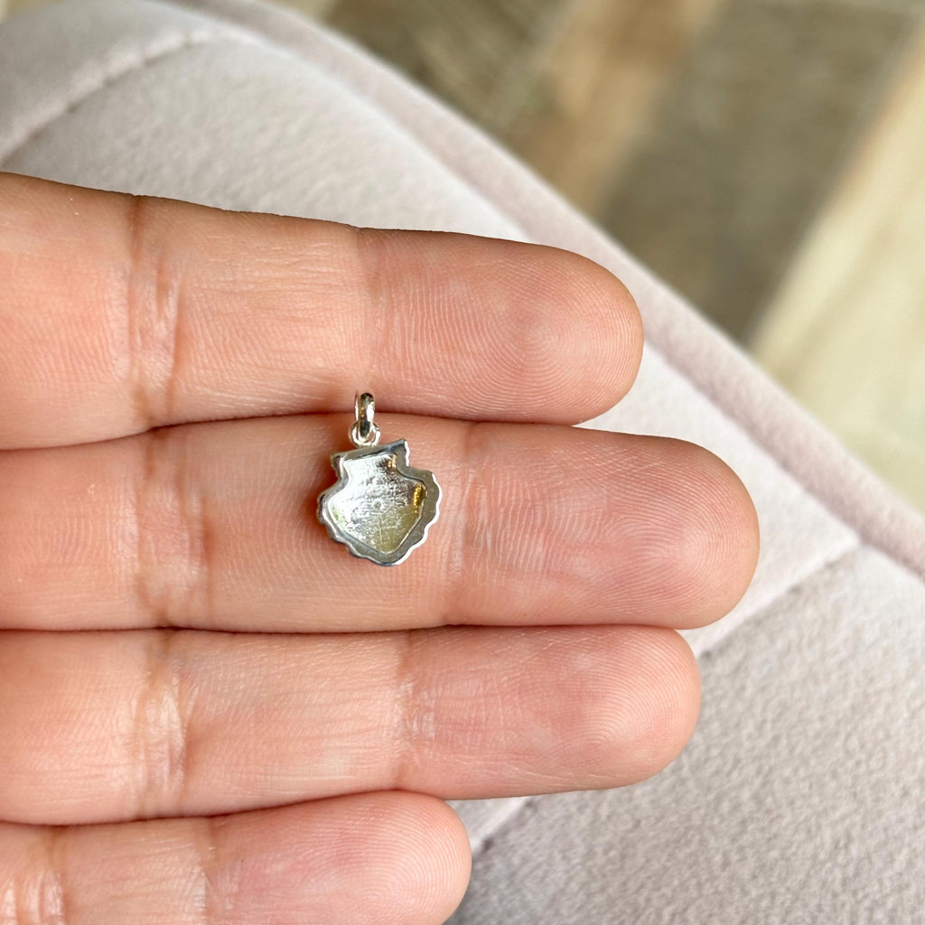 Sterling Silver Shell Charm Pendant