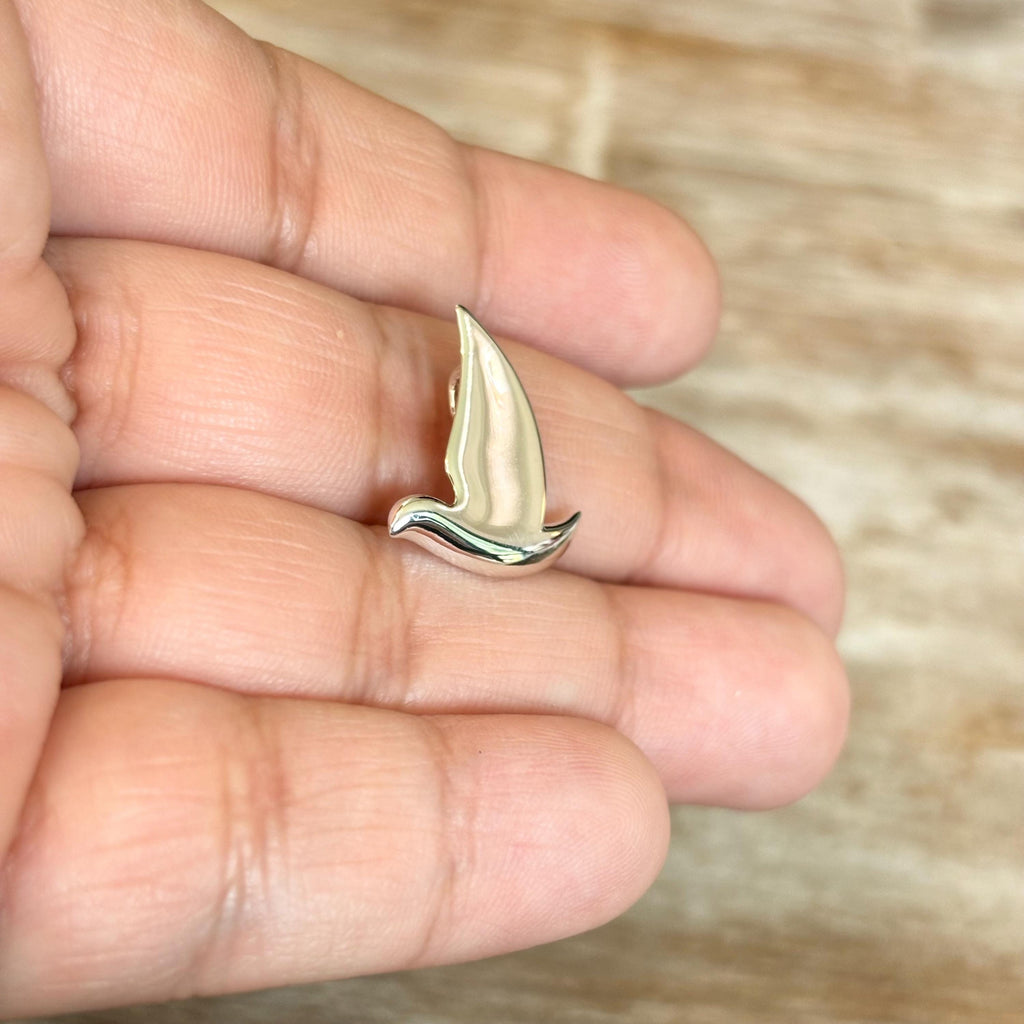 Sterling Silver Holy Spirit Dove Pendant Slide