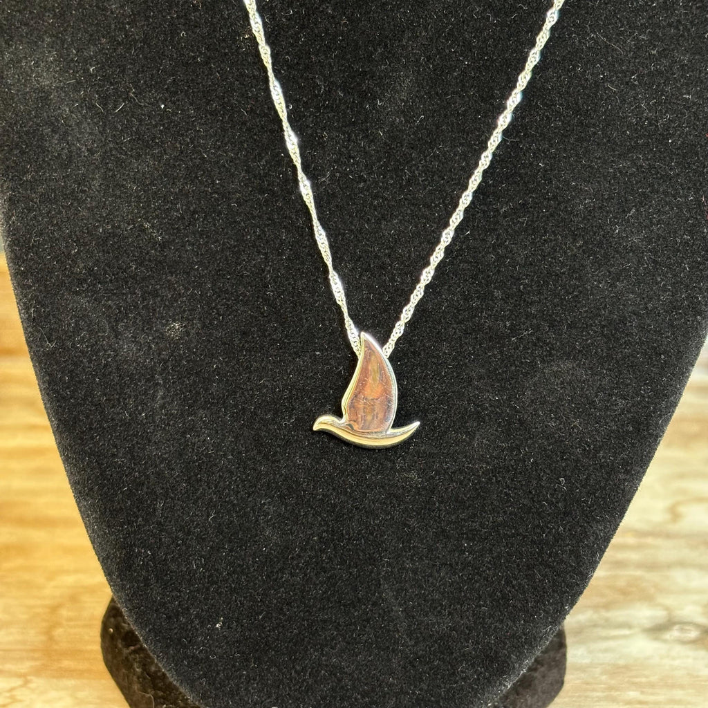 Sterling Silver Holy Spirit Dove Pendant Slide