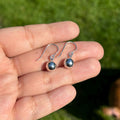Sterling Silver Dangle Ball Shepherd Hook Earrings