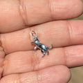 Sterling Silver Small Cat Charm Pendant