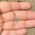 14k Yellow Gold Violin with Bow Charm Pendant