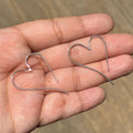 Sterling Silver Heart Ear Wire or DIY Design