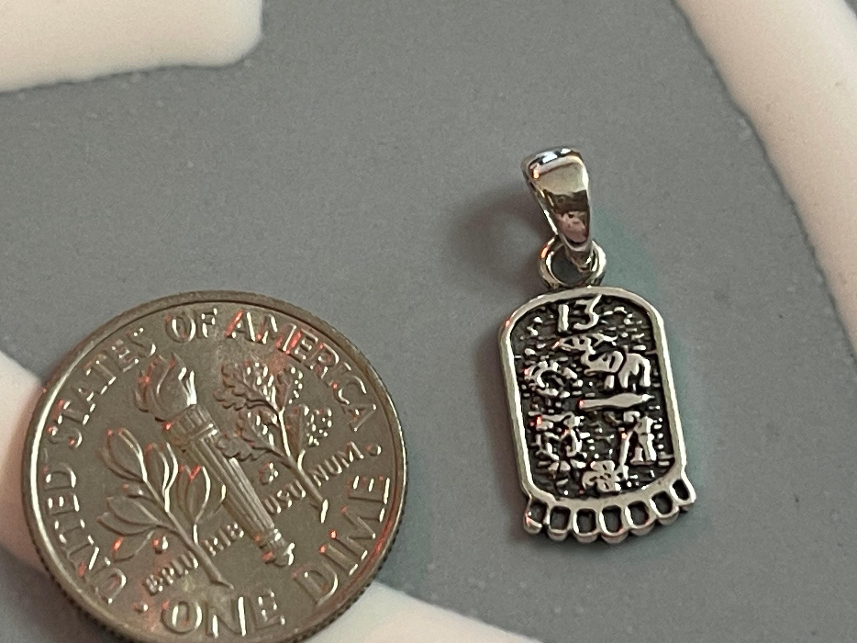 Sterling Silver Good Luck Charm Pendant