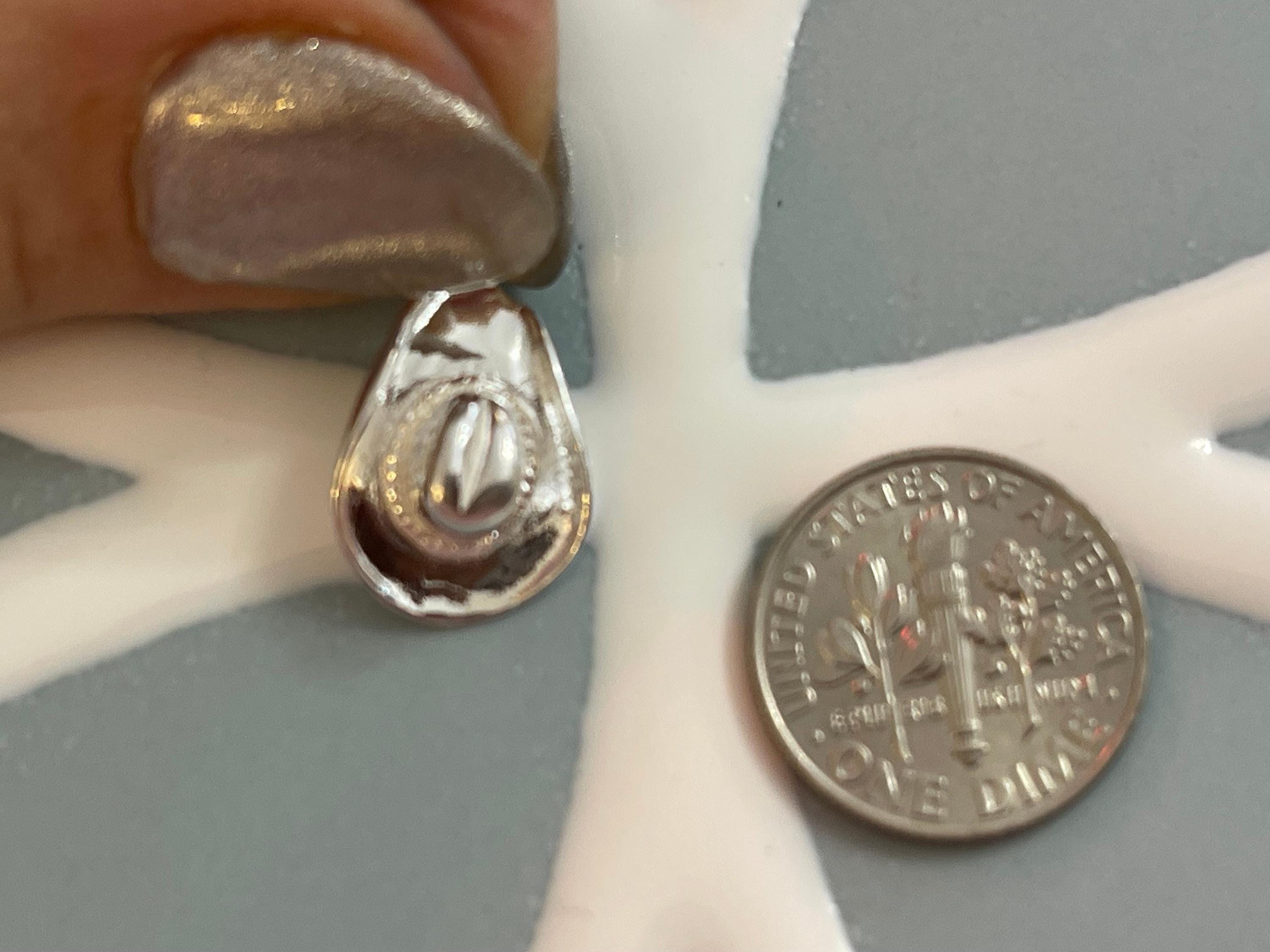 Sterling Silver Cowboy Hat Charm