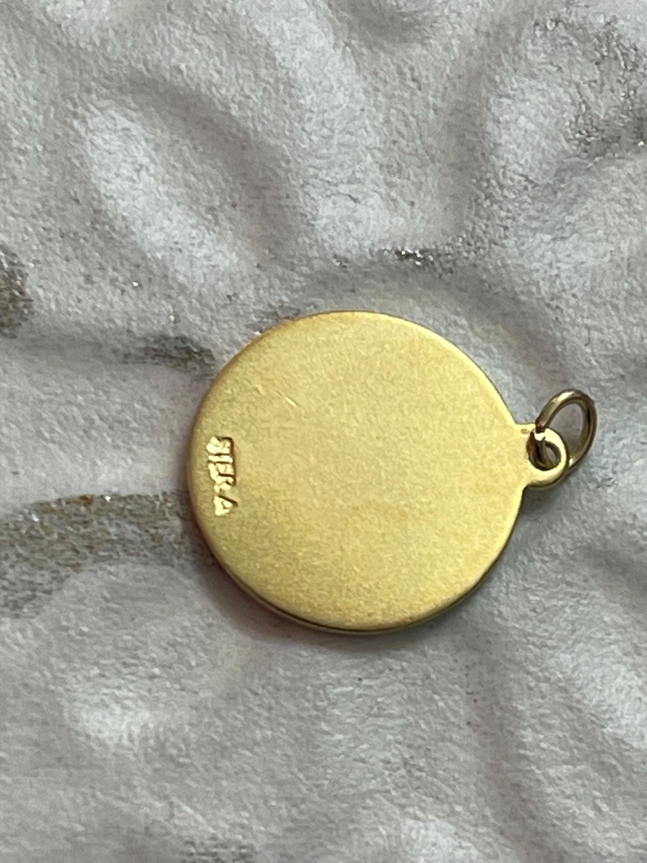 Sterling Silver St. Christopher Charm