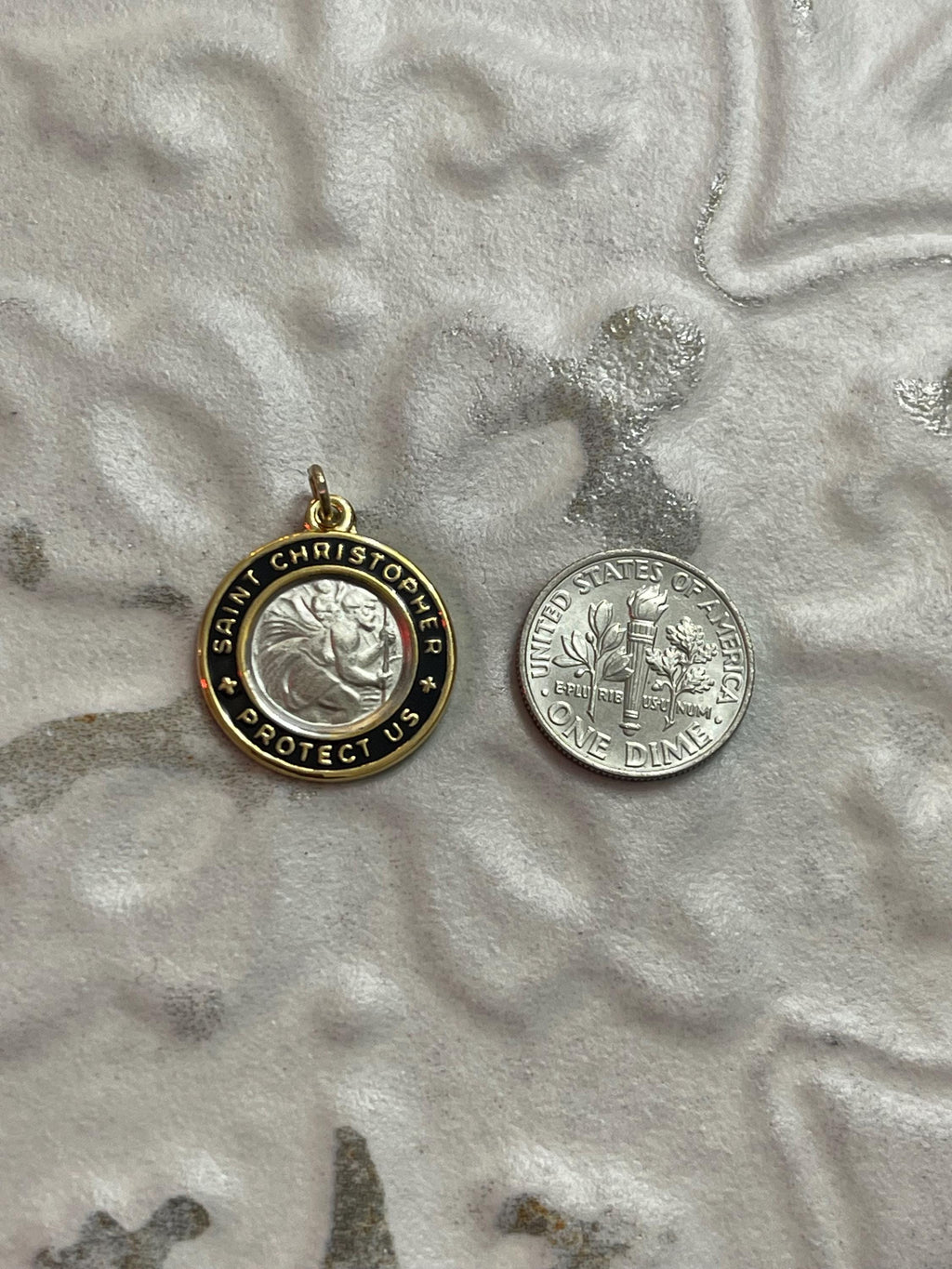 Sterling Silver St. Christopher Charm