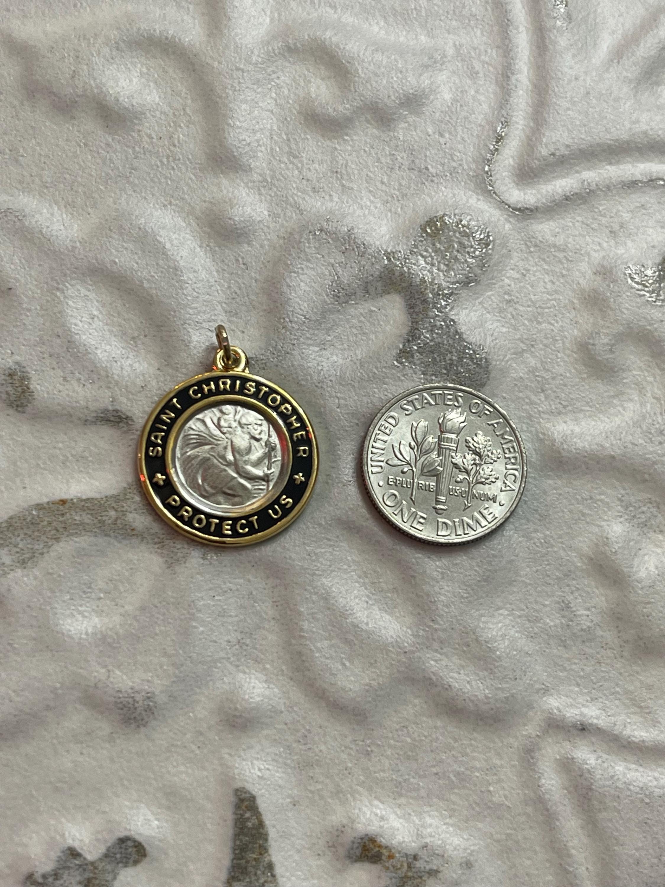 Sterling Silver St. Christopher Charm