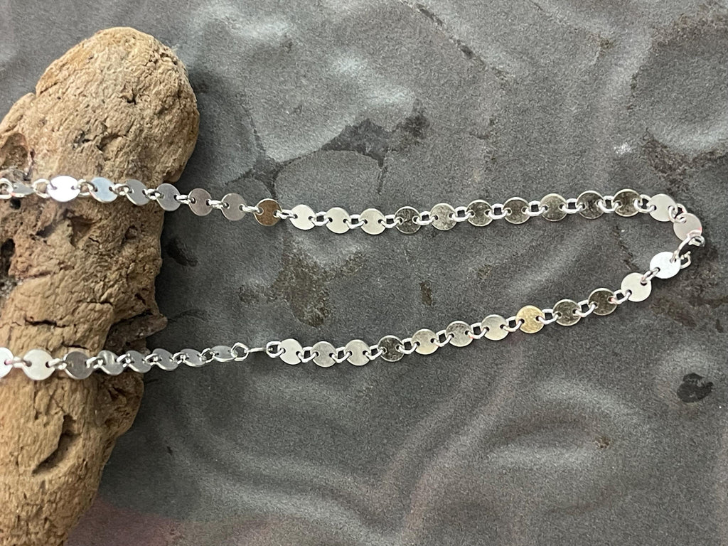 Sterling Silver Circle Link Chain