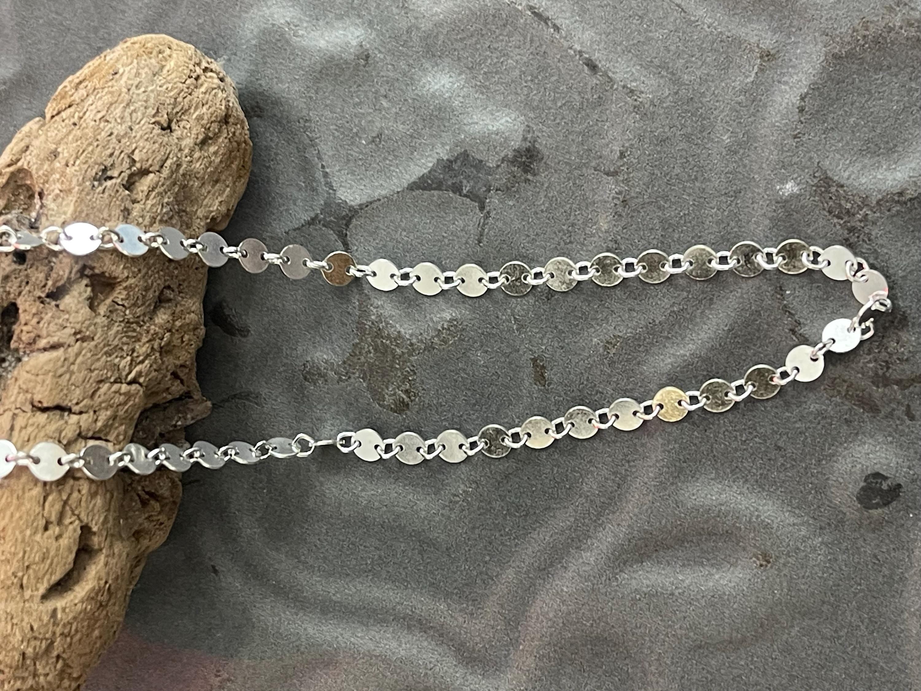 Sterling Silver Circle Link Chain