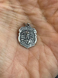 Sterling Silver Saint Michael Medal Pendant