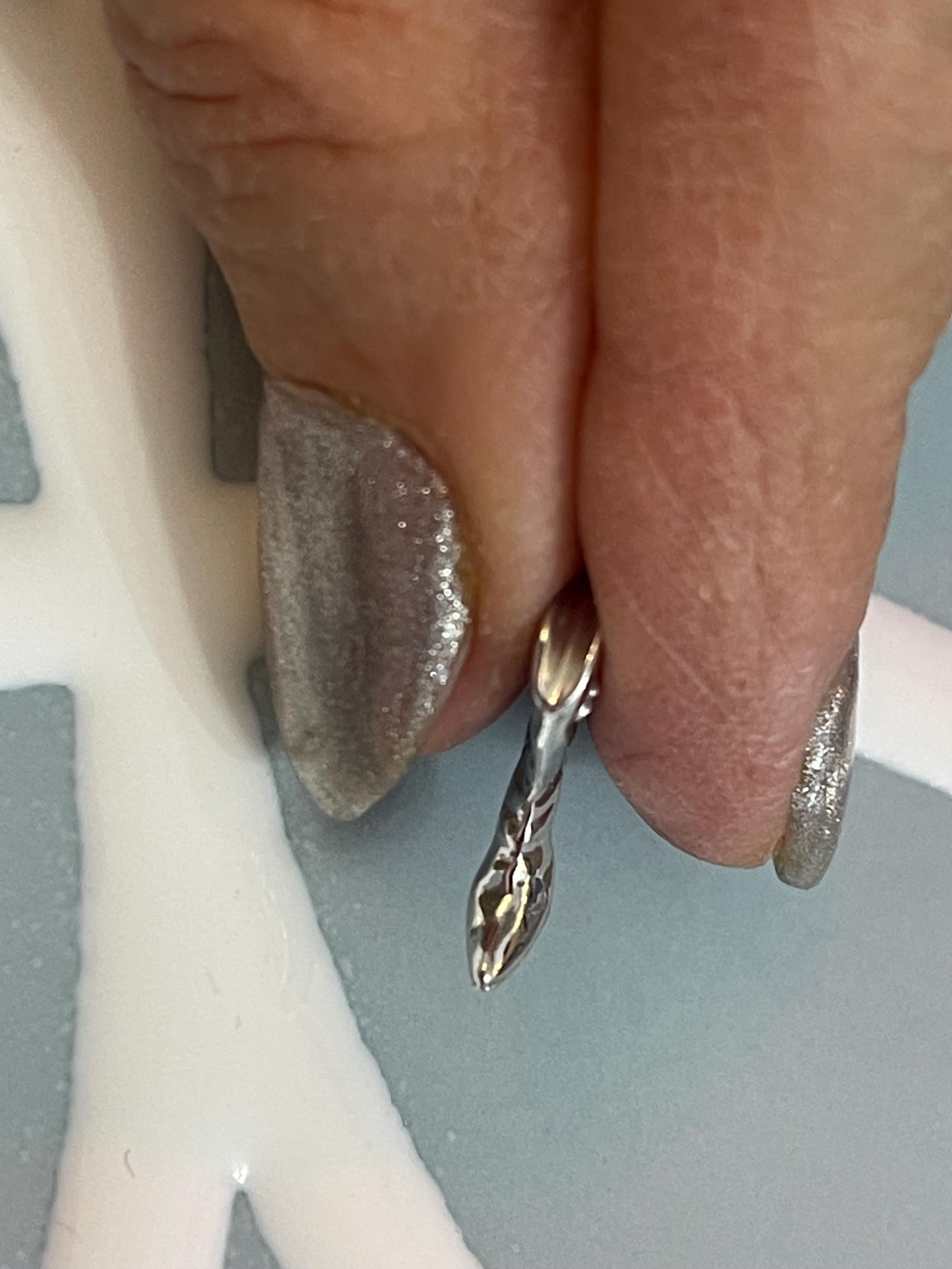 Sterling Silver Polished 3D Cowboy Boot Pendant