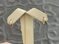 10k Gold Polished Hinged Hoop Earrings