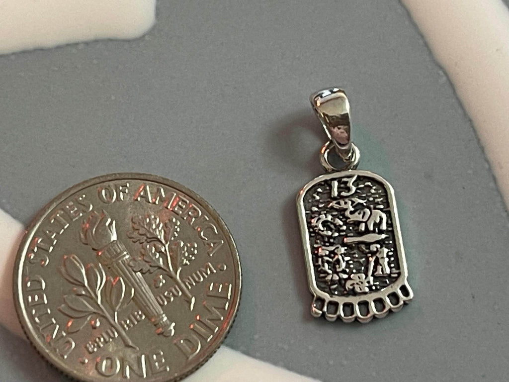 Sterling Silver Good Luck Charm Pendant