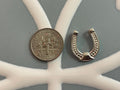 Sterling Silver Polished Horseshoe Chain Slide