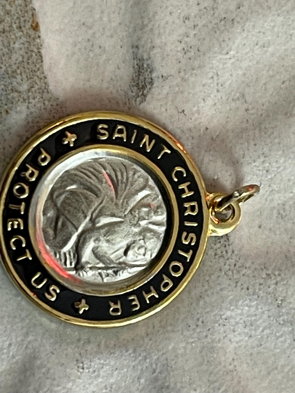 Sterling Silver St. Christopher Charm