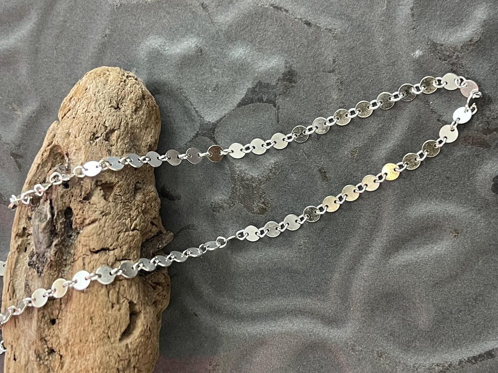 Sterling Silver Circle Link Chain